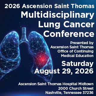 2026 Ascension Saint Thomas Multidisciplinary Lung Cancer Conference Banner